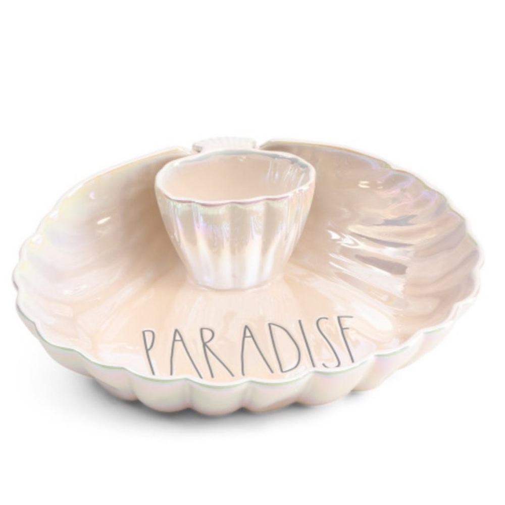 Rae Dunn shrimp and dip bowl